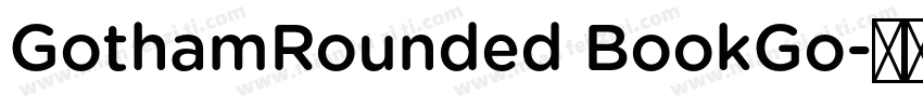 GothamRounded BookGo字体转换